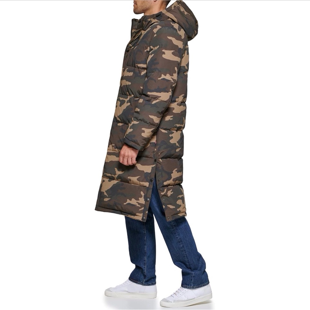 Levi's Brown and Green Puffer Jacket